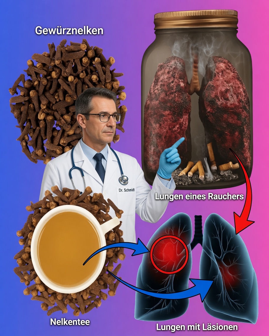 Der Nelkentee, der helfen kann, Ihre Lungen auf natürliche Weise zu schützen und zu stärken