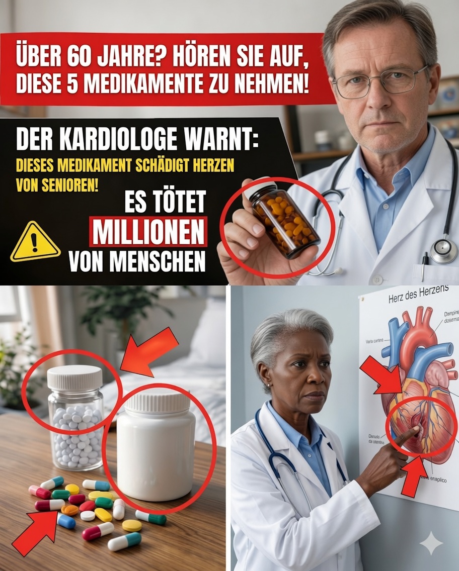 Herzgesundheit nach dem 60. Lebensjahr: Medikamente und Nahrungsergänzungsmittel, die genauer geprüft werden sollten