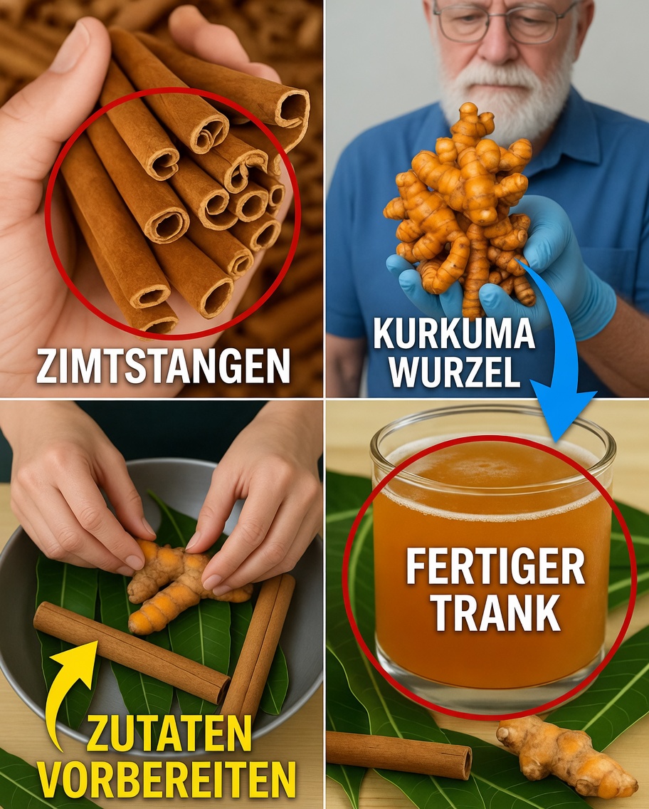 Zimt- und Kurkuma-Getränk, das Ihr tägliches Wohlbefinden stärken kann