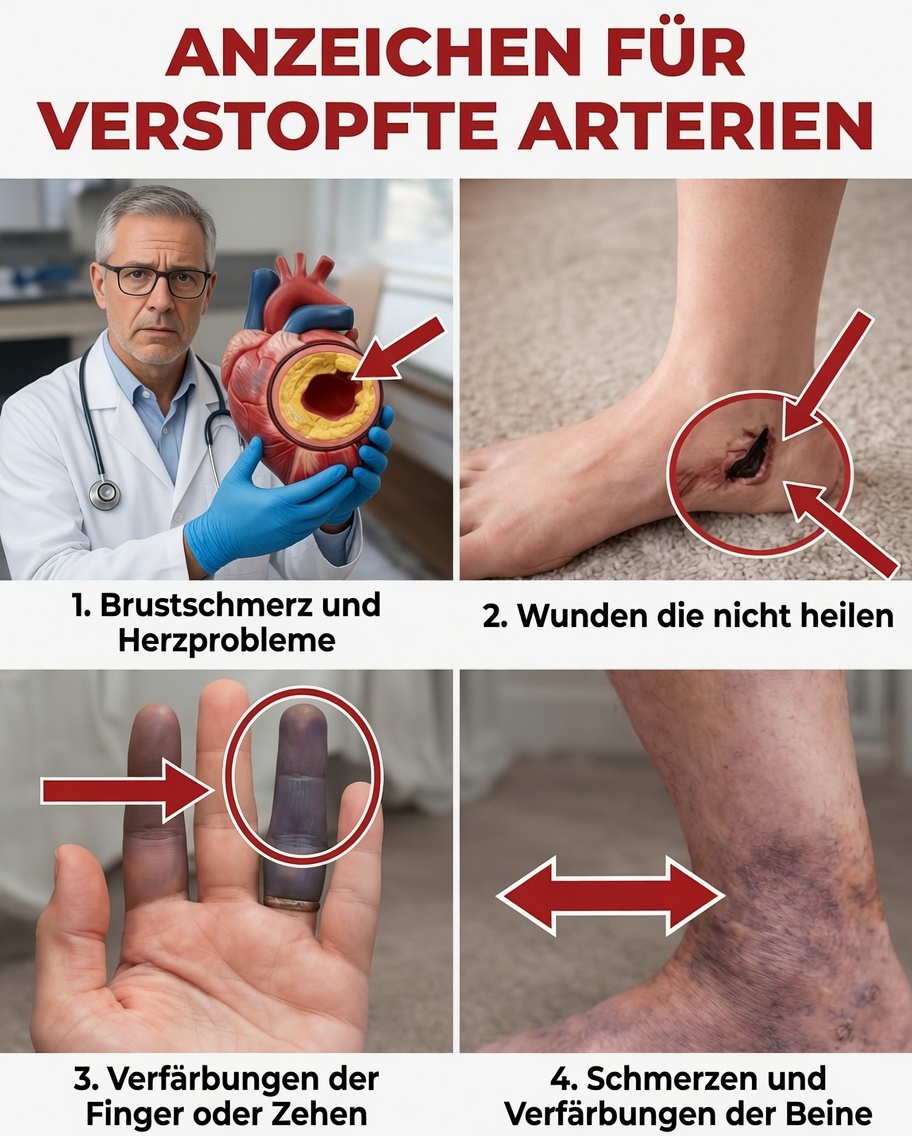 7 Frühwarnzeichen für verstopfte Arterien in Beinen und Füßen, die Sie kennen sollten