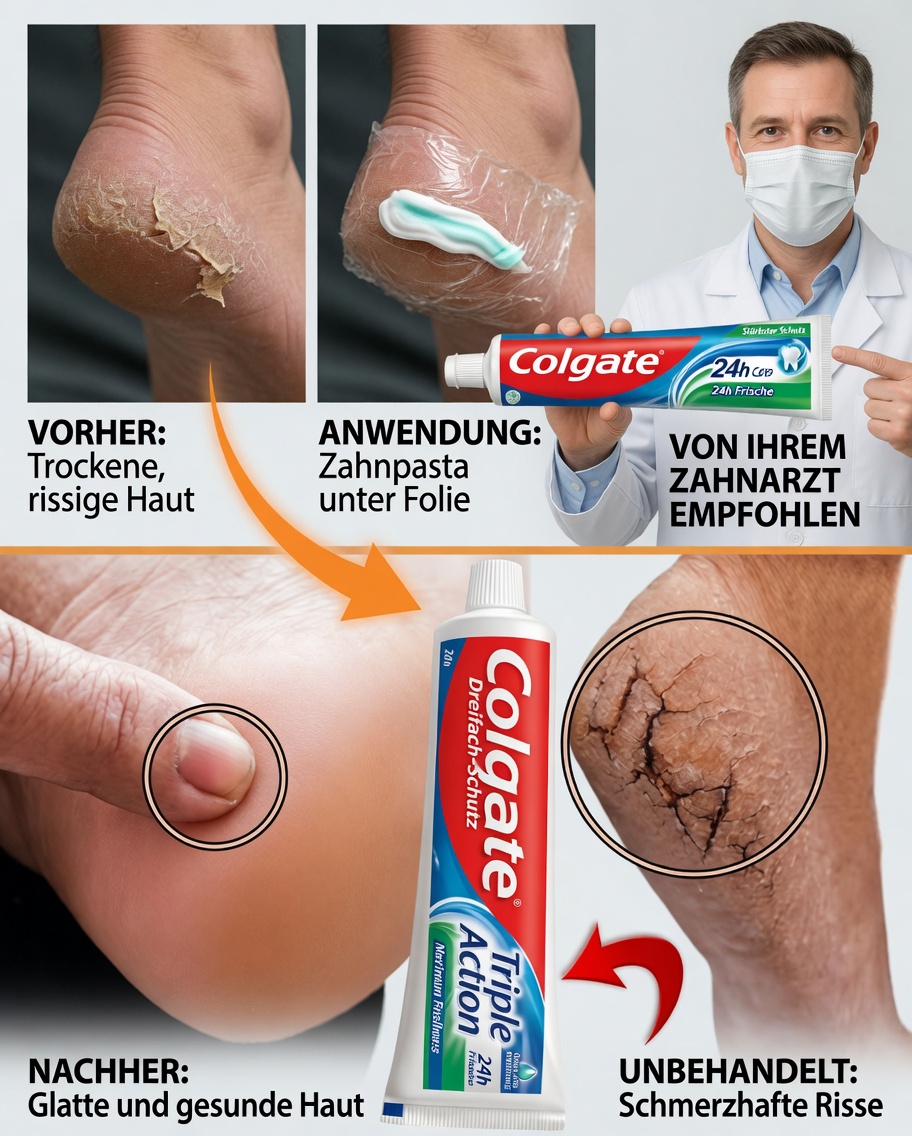 Colgate Fußpflege-Geheimnis: Ein einfacher Trick für weichere, gesündere Füße
