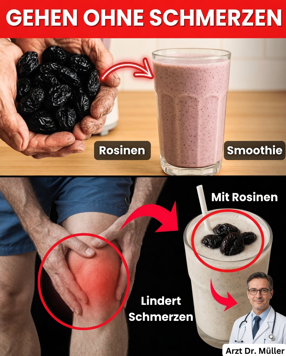 Dieses kraftvolle Morgendrink hat mir geholfen, wieder ohne Knieschmerzen zu gehen