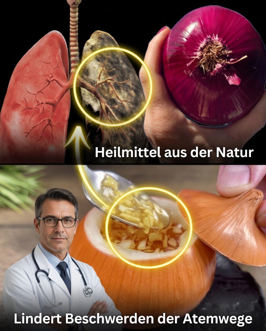 Das Zwiebelantibiotikum: Ein kraftvolles natürliches Heilmittel gegen Husten, Bronchitis und Lungenentzündung