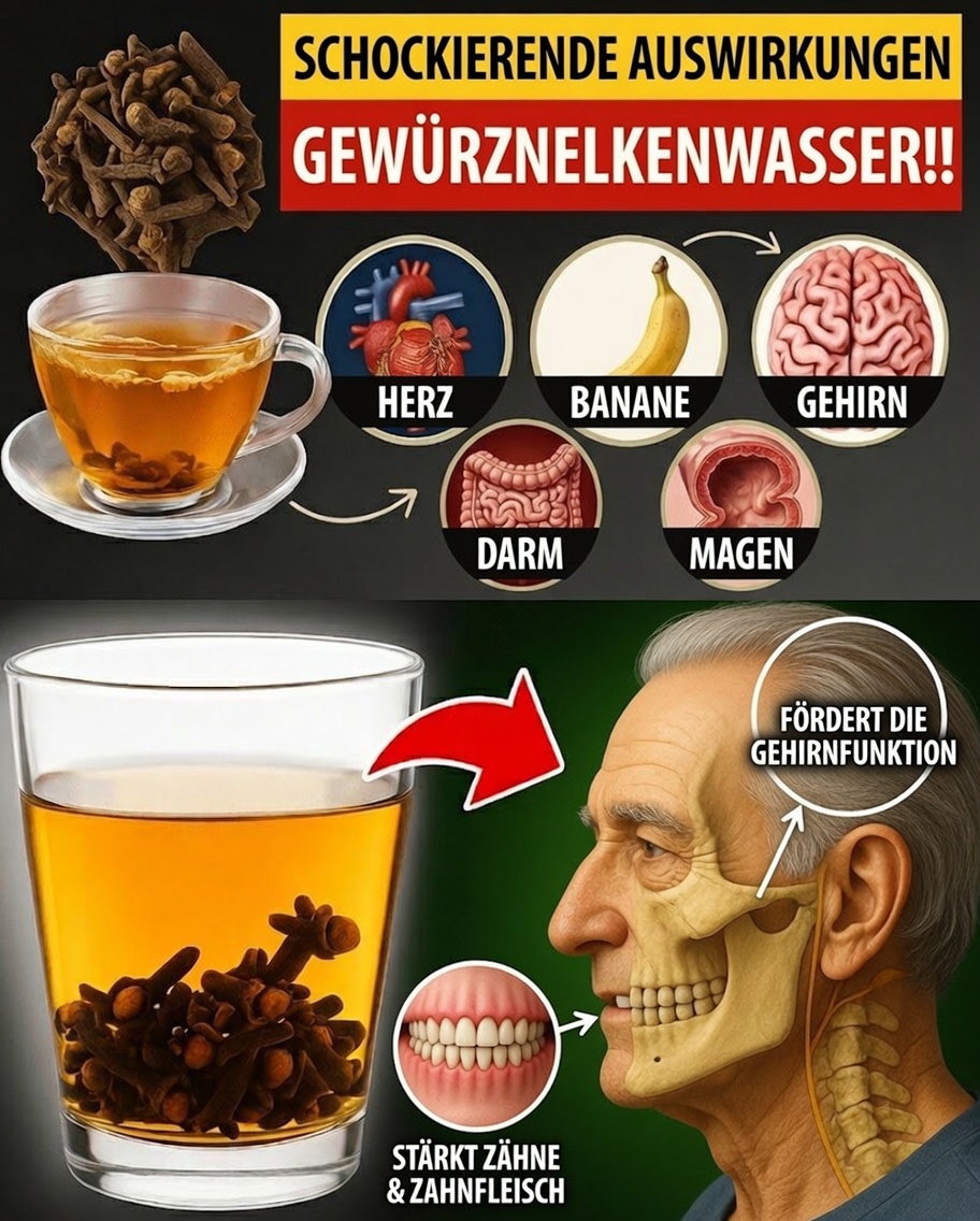Nelkenwasser vor dem Schlafengehen trinken? Sehen Sie, was in der Nacht passieren kann
