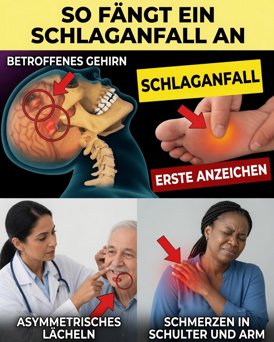 8 Warnzeichen für einen Schlaganfall, die Sie bemerken können, bevor es zu spät ist