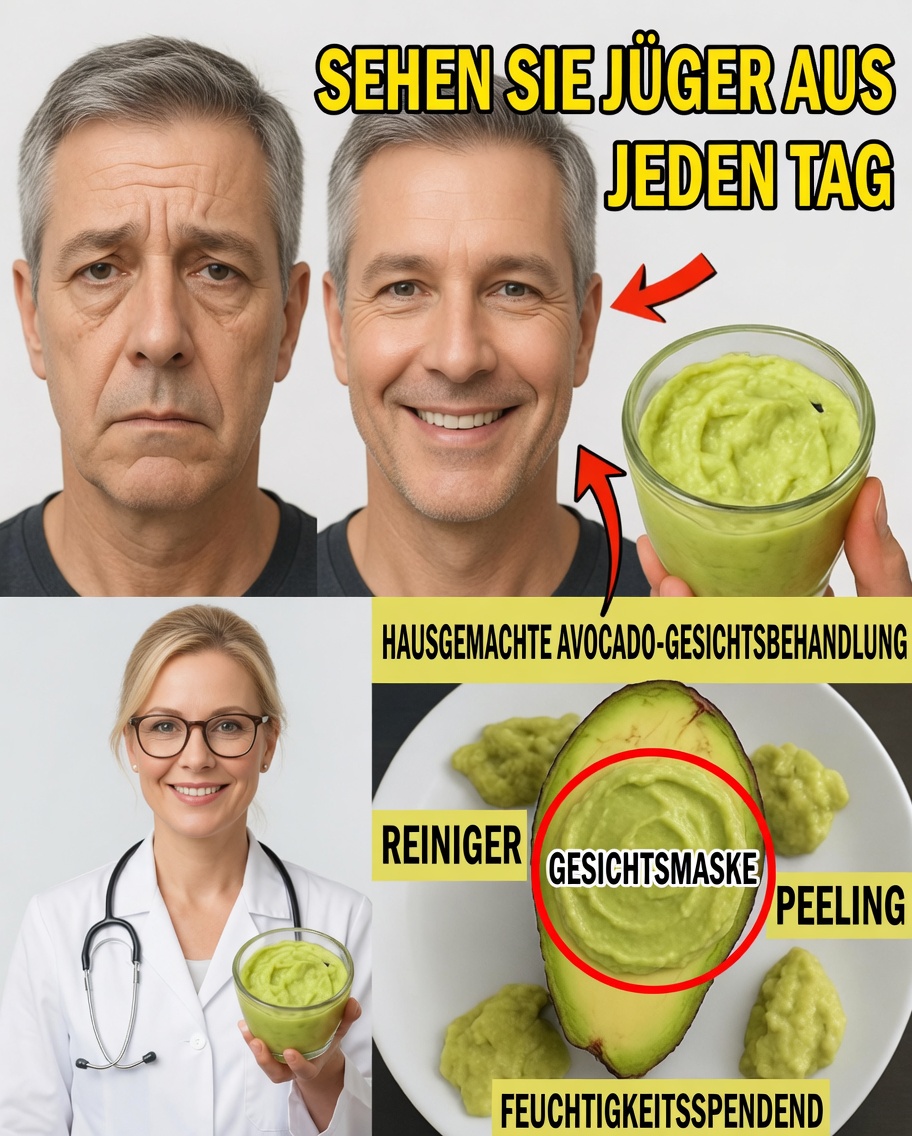 Der Avocado-Trick, der helfen kann, die Haut nach 40, 50 oder sogar 70 Jahren glatter zu machen