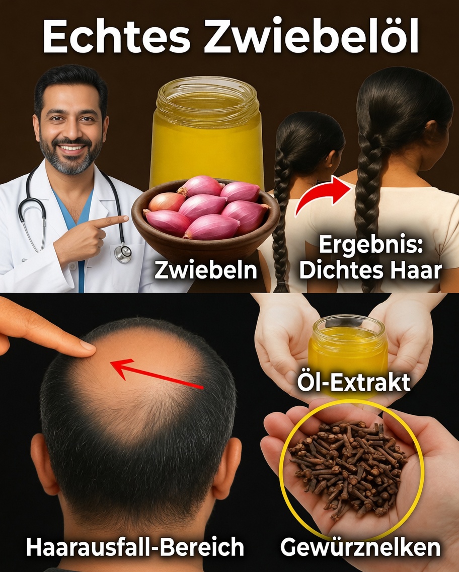 Das Wunder des Zwiebelöls: Wie meine kahlen Stellen auf der Kopfhaut schon nach nur 16 Tagen zu verschwinden begannen