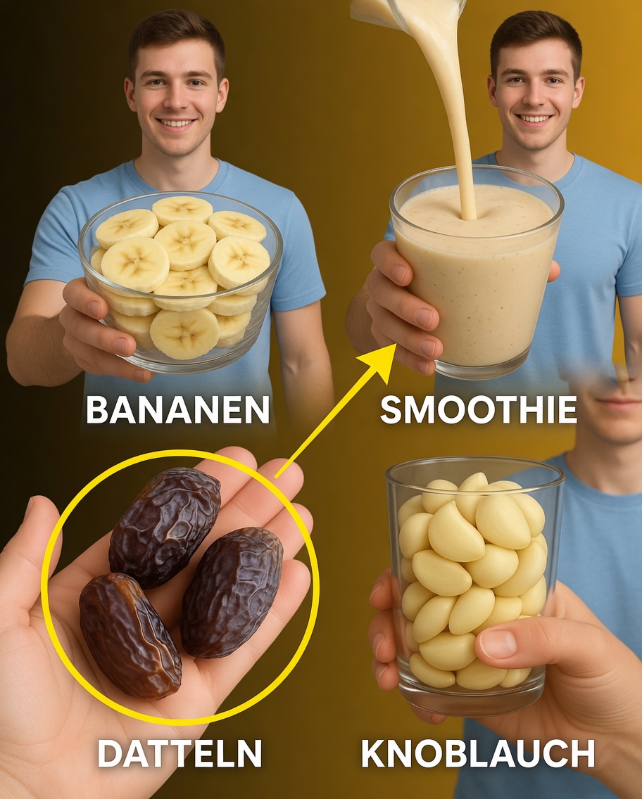 Banane, Knoblauch und Datteln: Die überraschende Mischung, um Ihre Gesundheit auf natürliche Weise zu stärken