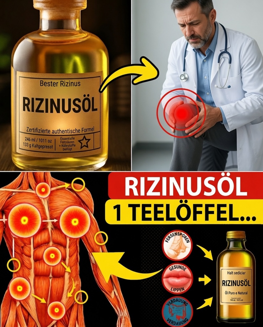 7 unglaubliche Dinge, die Rizinusöl nach dem 50. Lebensjahr für Sie tun kann