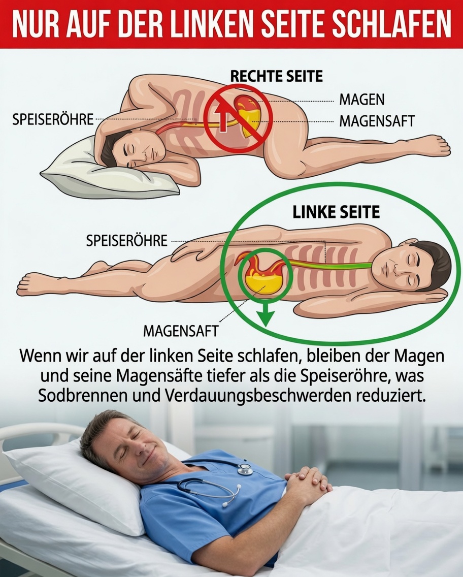Warum das Schlafen auf der linken Seite des Bettes mehr bewirken kann, als du denkst