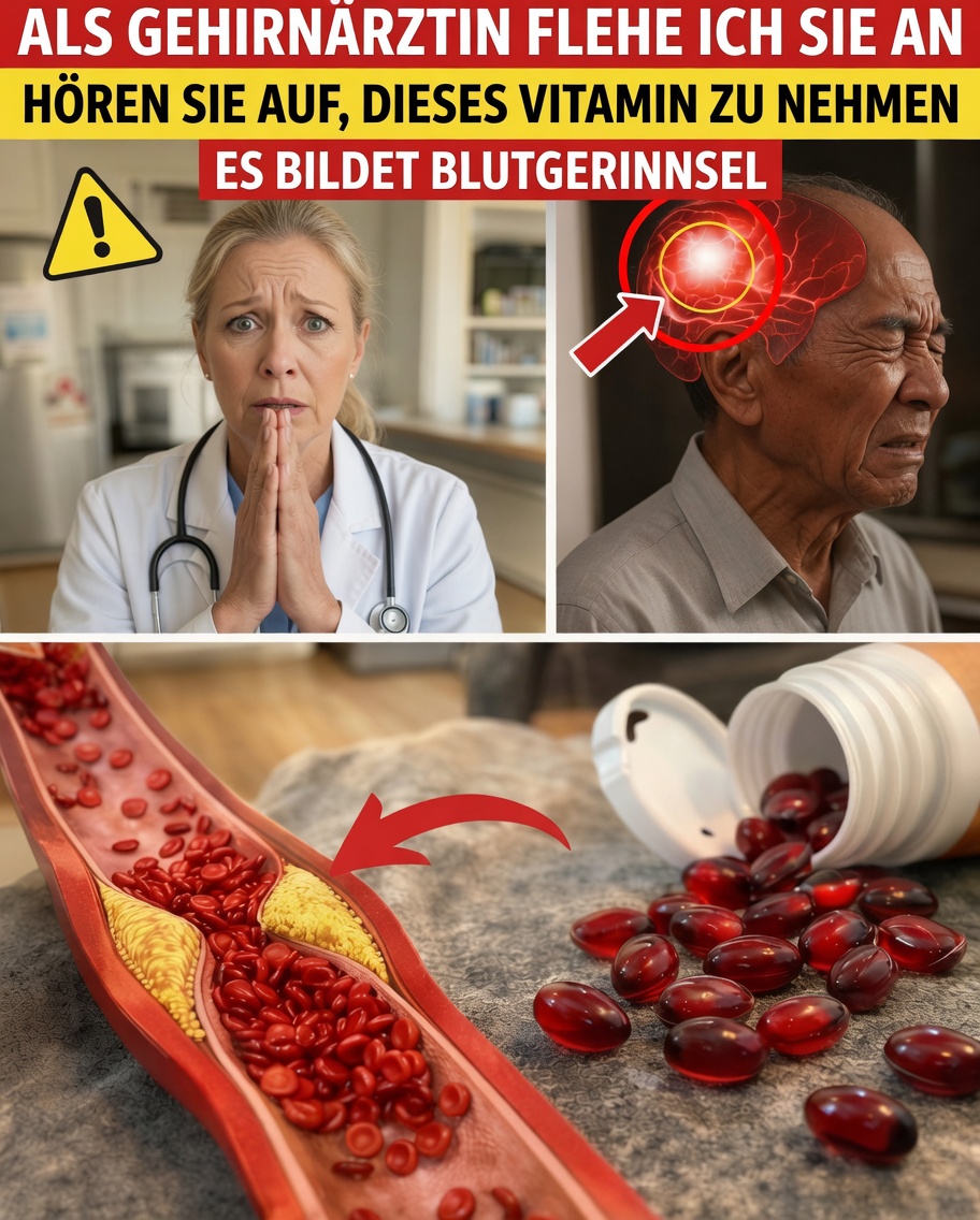 Als Neurologe war ich schockiert: Dieses Vitamin kann das Schlaganfallrisiko über Nacht drastisch erhöhen
