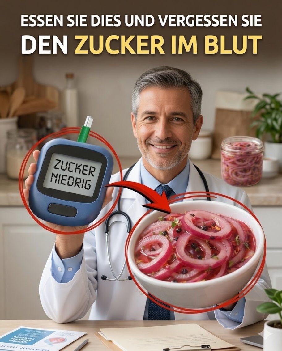 Senioren: Hacken Sie HEUTE ABEND eine Zwiebel und trinken Sie dieses 60-Sekunden-Elixier, das helfen kann, den Blutzucker auszugleichen und das Herz zu unterstützen, während Sie schlafen