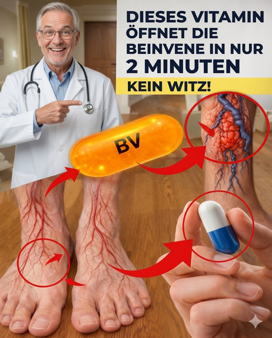 Entdecken Sie das Vitamin, das helfen kann, die Durchblutung in den Beinen zu verbessern