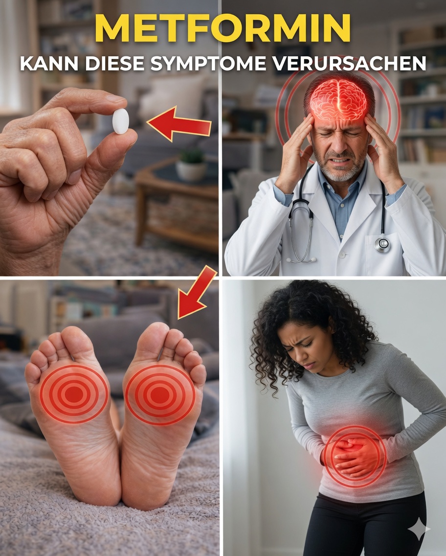 10 Nebenwirkungen von Metformin, die Langzeitanwender selten erwarten