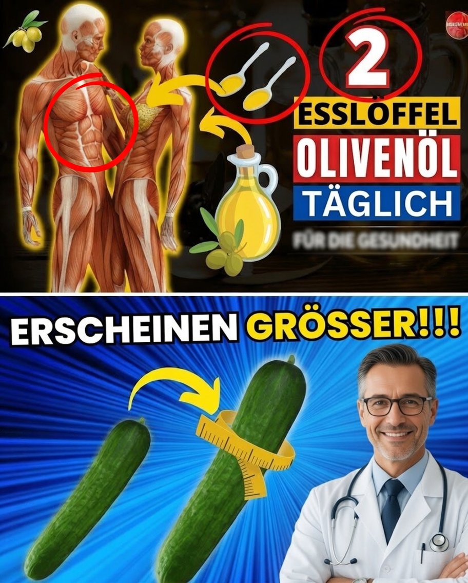 Männer sollten vor dem Schlafengehen Olivenöl trinken: Eine einfache Gewohnheit, die Vitalität und Leistungsfähigkeit steigern kann