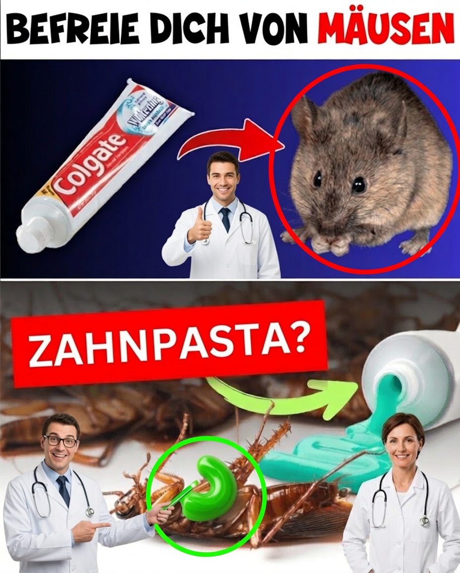 Der überraschende Zahnpasta-Trick, der hilft, Haushaltsschädlinge auf natürliche Weise fernzuhalten
