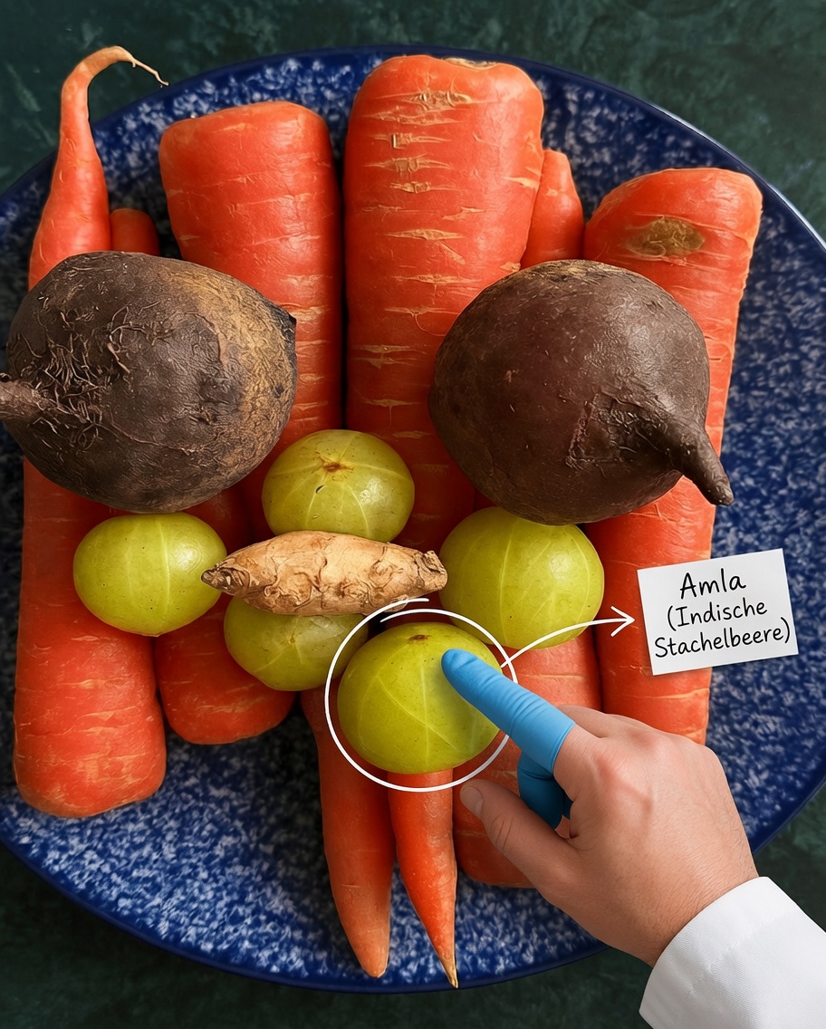 Energie-Smoothie mit Karotte, Ingwer, Rote Bete und Traube: Das perfekte Naturgetränk für einen guten Start in den Tag