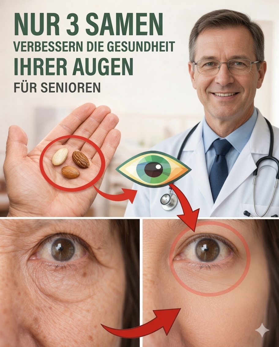3 günstige Samen, die helfen können, Müdigkeit und trockene Augen nach dem 50. Lebensjahr zu reduzieren
