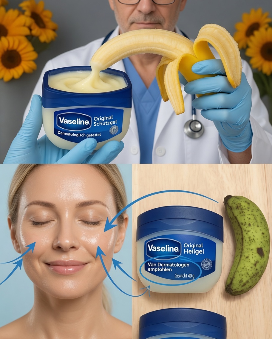 8 Überraschende Möglichkeiten, wie Vaseline und Banane Ihre Haut verwandeln können