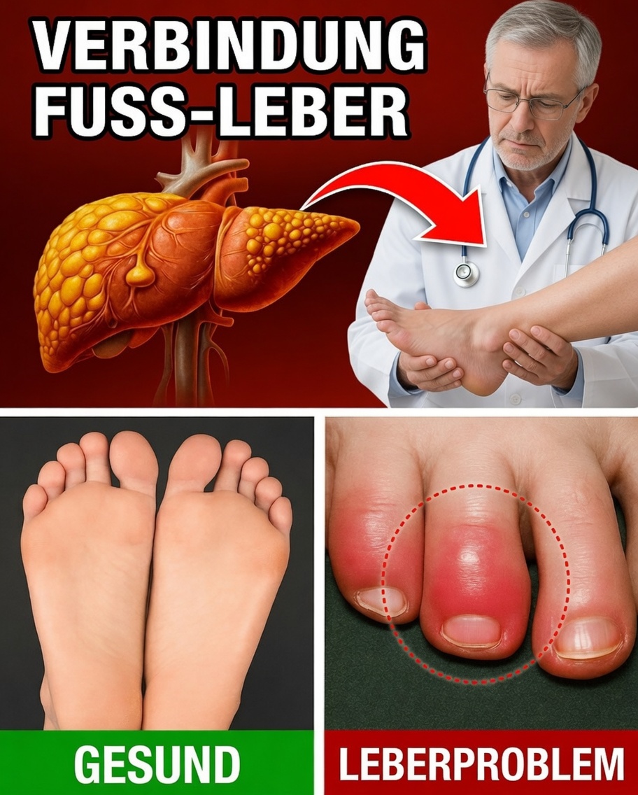 12 Anzeichen an den Füßen, die auf Leberprobleme hinweisen können