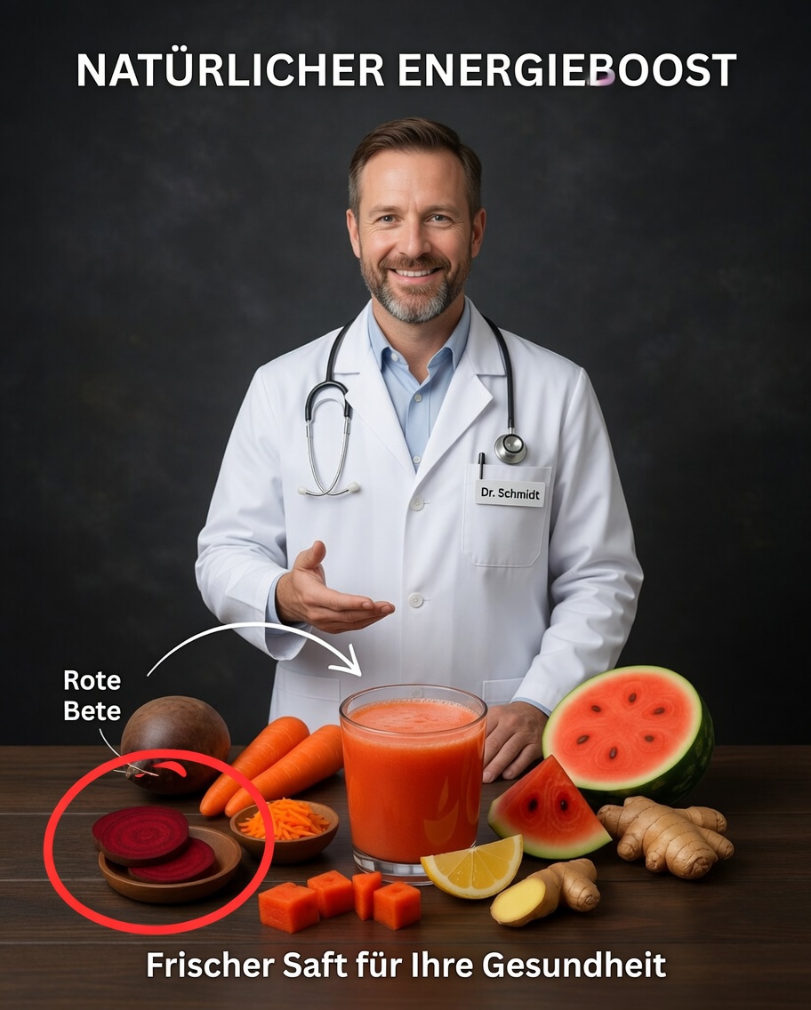 Wassermelonen-, Karotten-, Rote-Bete- und Ingwersaft: Das natürliche Detox-Getränk, das den Körper revitalisiert