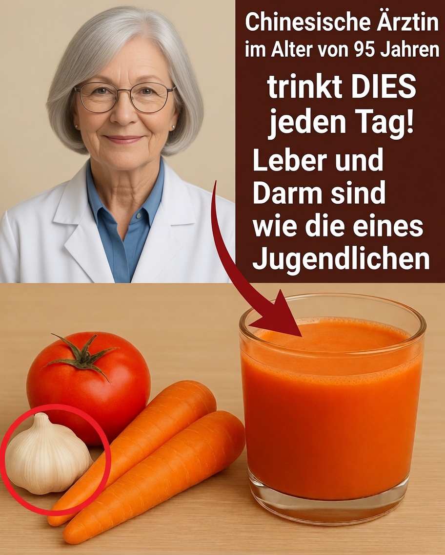 Karotte + Tomate: Das kraftvolle Getränk für Entgiftung, Energie und Langlebigkeit