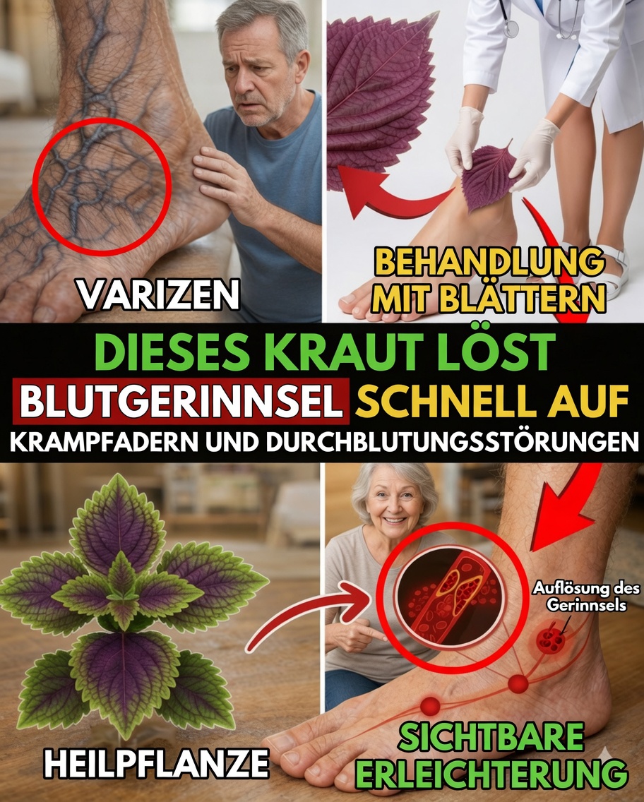 6 kraftvolle Kräuter, die die Durchblutung verbessern und das Risiko von Blutgerinnseln auf natürliche Weise senken können