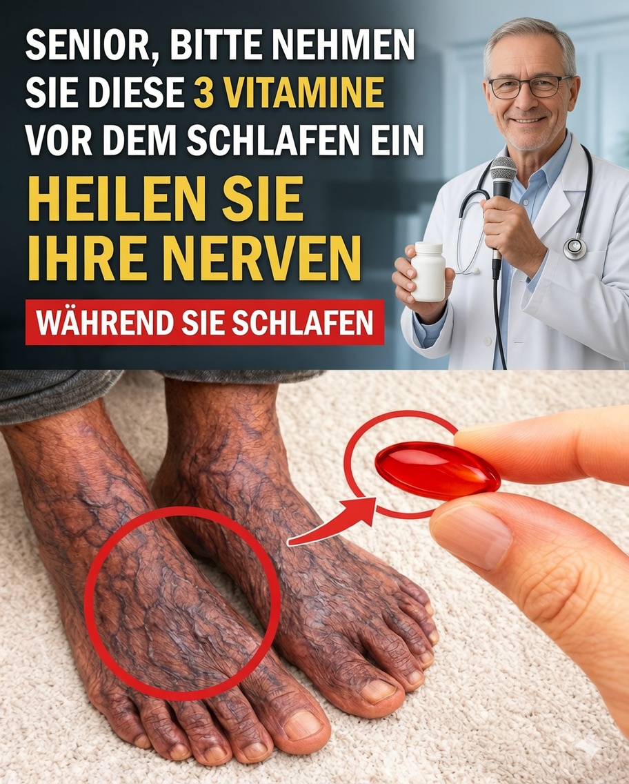 3 Vitamine, die Sie vor dem Schlafengehen einnehmen können und die helfen können, die Beine nach dem 60. Lebensjahr zu stärken: Der vergessene Schlüssel für bessere Mobilität