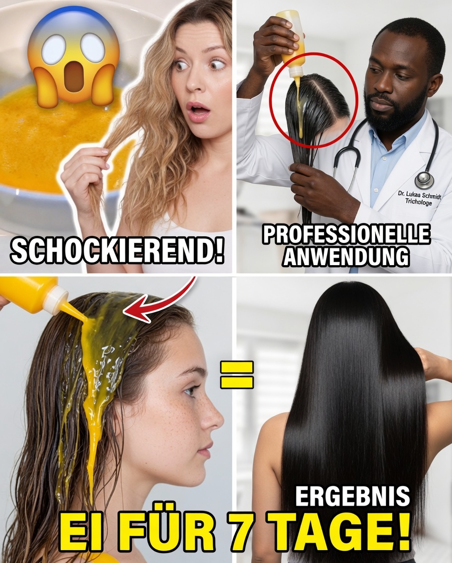 Dickeres, gesünderes Haar auf natürliche Weise mit Ei und Olivenöl entfesseln