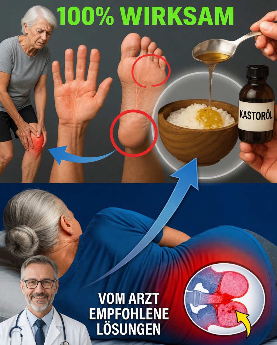 Altes Geheimnis der Ärzte: Nur 2 Tropfen Rizinusöl auf Honig können das Wohlbefinden von Frauen nach 50 verändern