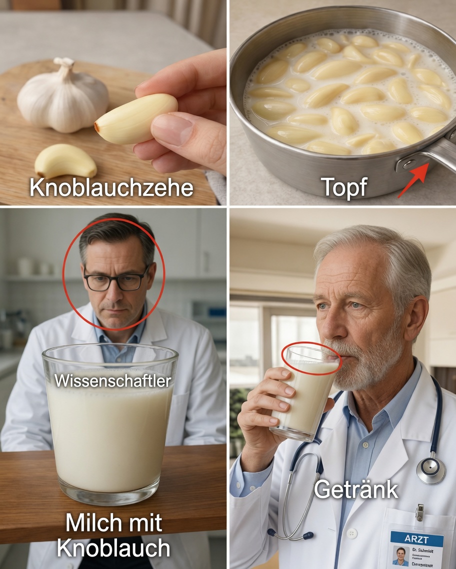 In Milch gekochter Knoblauch: Warum Sie anfangen sollten, dieses natürliche Getränk zu trinken