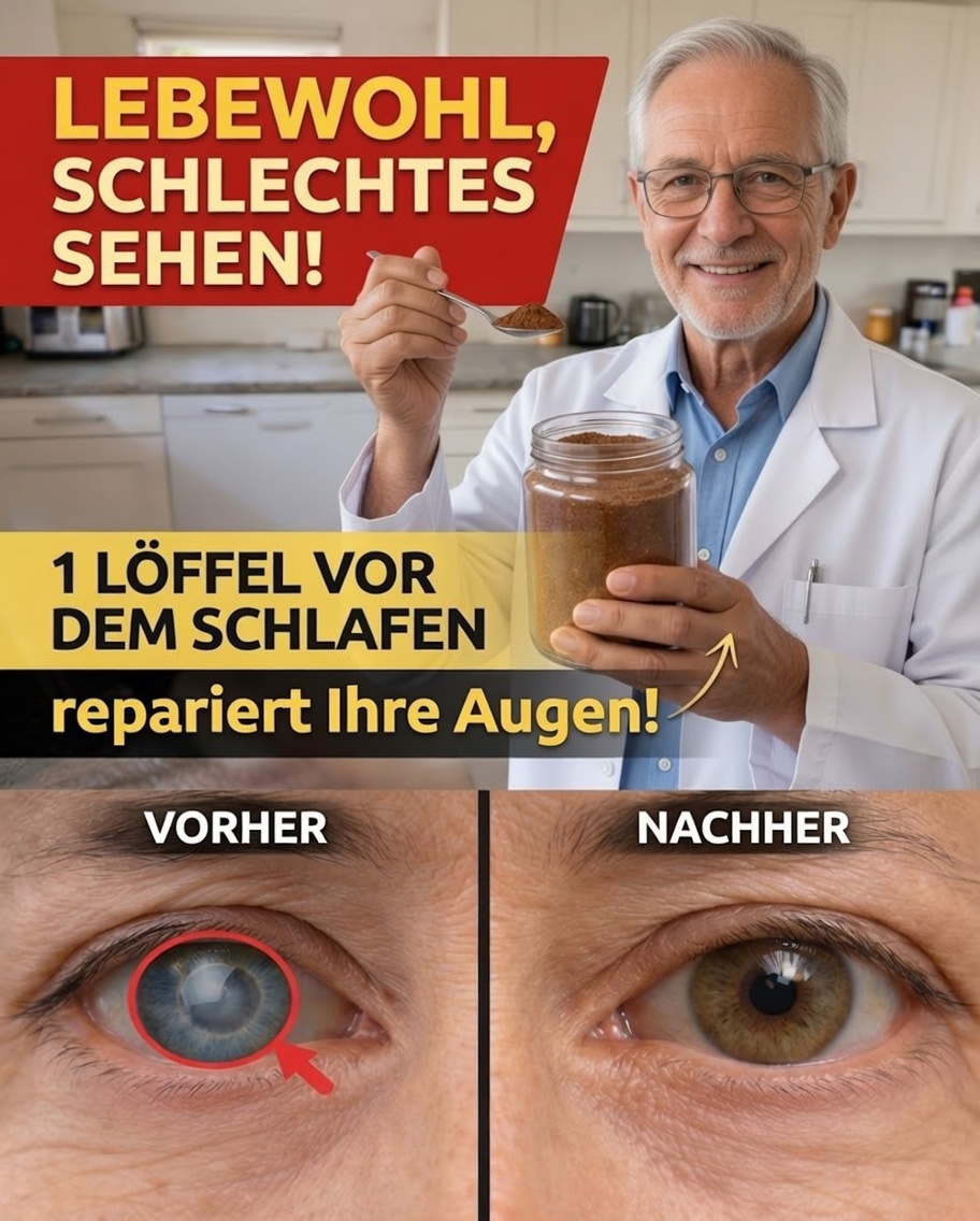 Menschen über 60: Entdecken Sie diese einfache nächtliche Gewohnheit, die auf natürliche Weise zu klarerem Sehen beitragen kann
