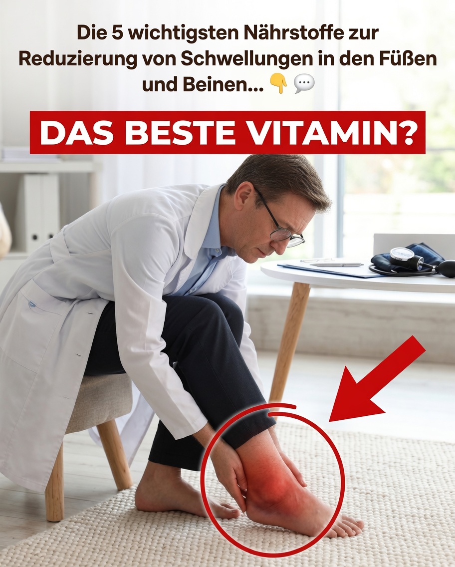 Geschwollene Füße und Beine? Diese 5 Nährstoffe können helfen, die Beschwerden zu lindern