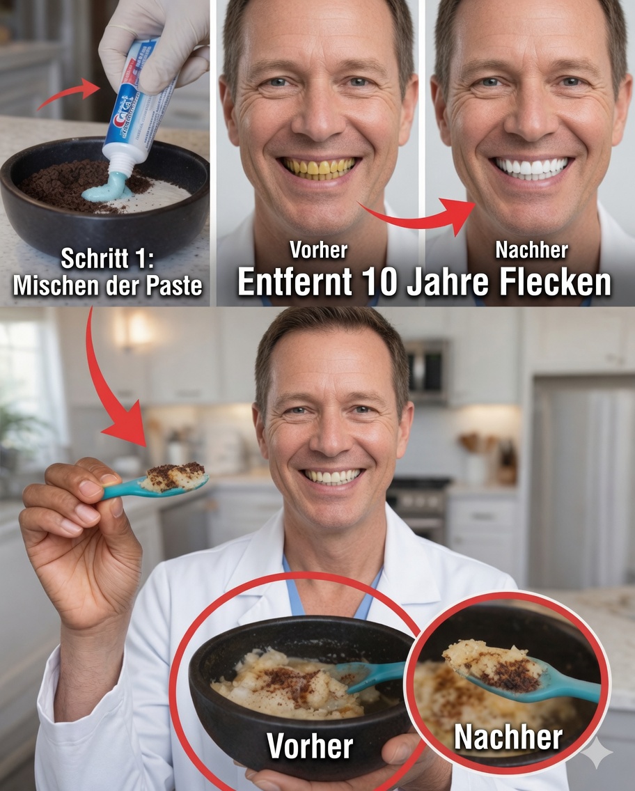 Entfernen Sie bis zu 10 Jahre alte Zahnverfärbungen in nur 2 Minuten – Der natürliche Zahnaufheller, der für Aufsehen sorgt
