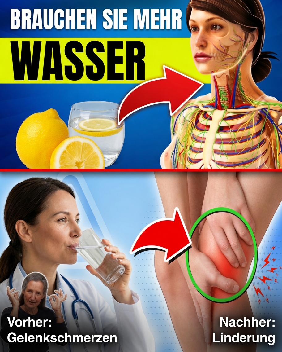 8 Anzeichen, dass Ihr Körper dringend mehr Wasser braucht