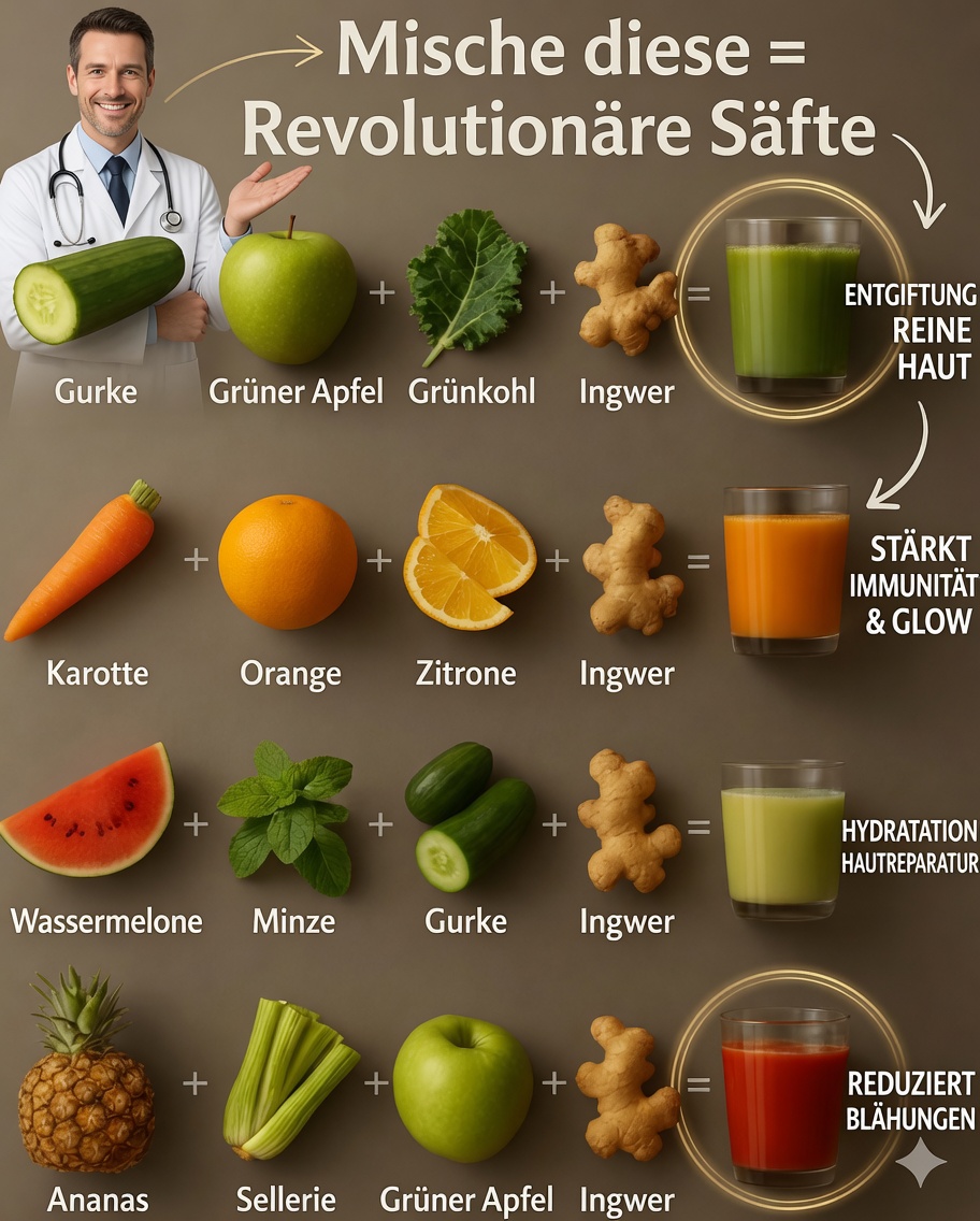 Der tägliche Wellness-Saft, der Ihre Energie, Verdauung und Ausstrahlung verwandeln kann