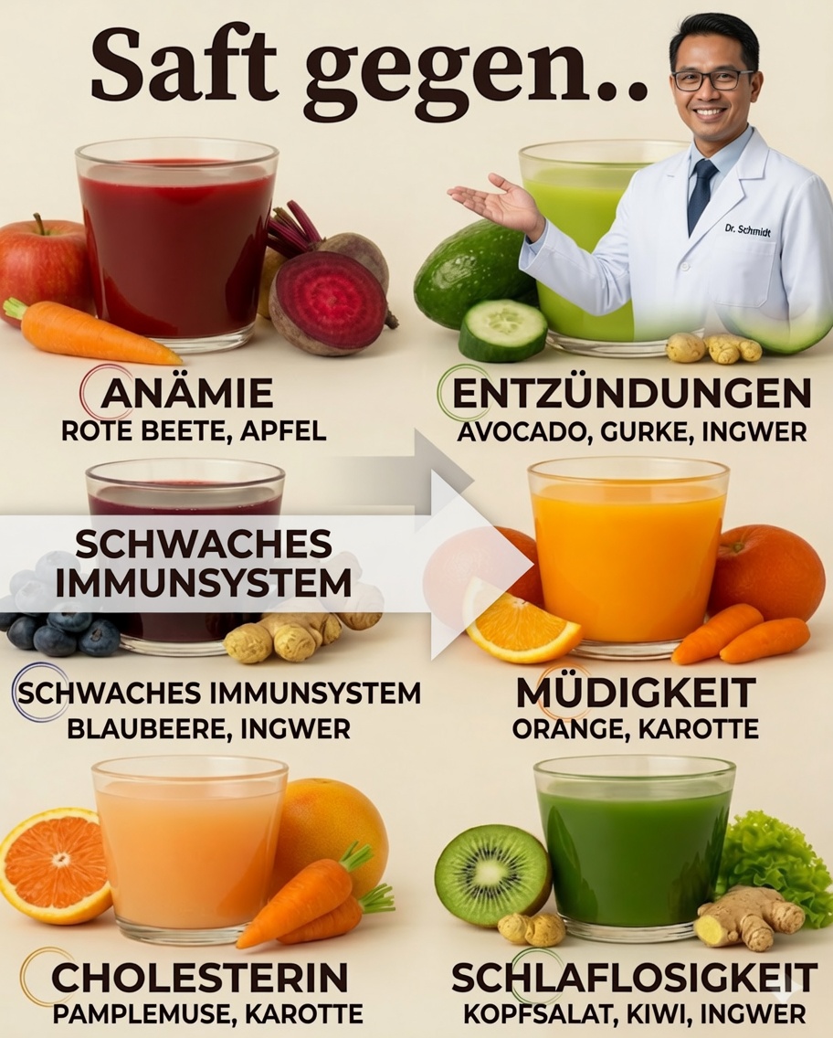 15 Heilende Säfte zur natürlichen Unterstützung Ihres täglichen Wohlbefindens