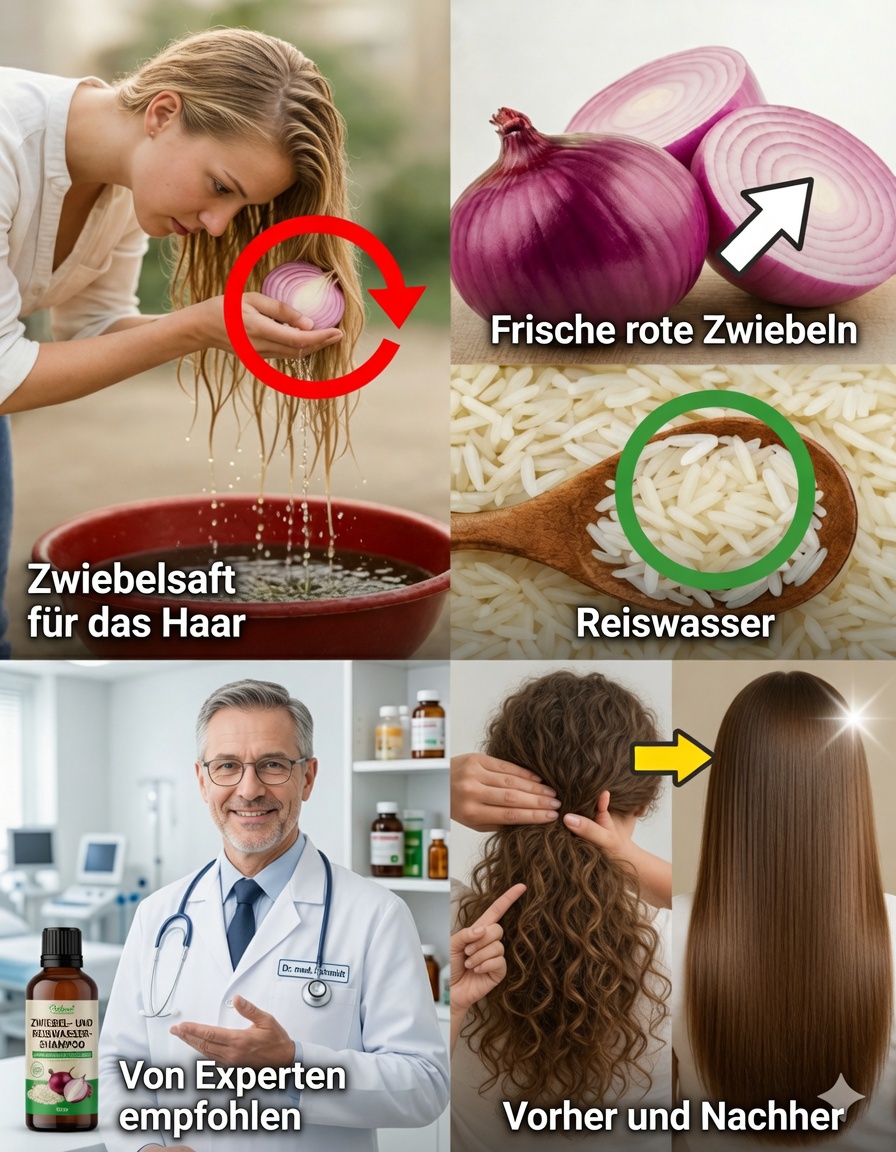 Die Zwiebel- & Reis-Haarmaske, die dünnes Haar in lange, dicke, glänzende Locken verwandeln könnte