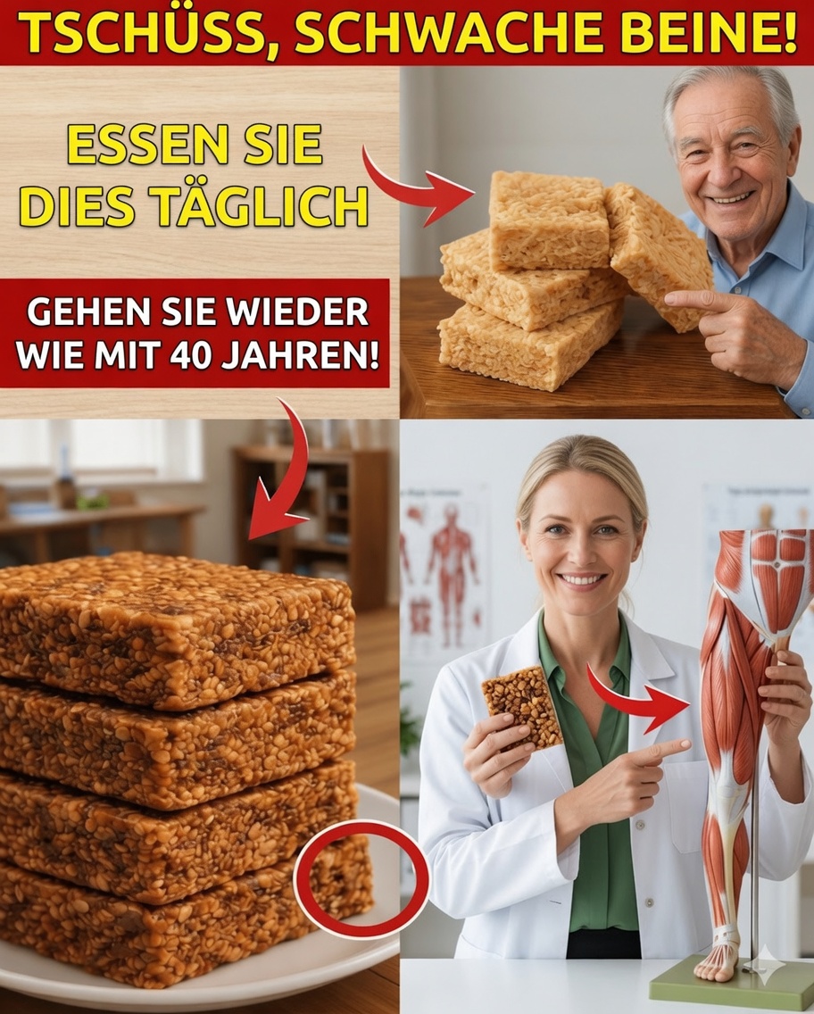 Möchten Sie nach dem 80. Lebensjahr stärkere Beine? 7 Alltagslebensmittel, die helfen können, die Mobilität zu erhalten