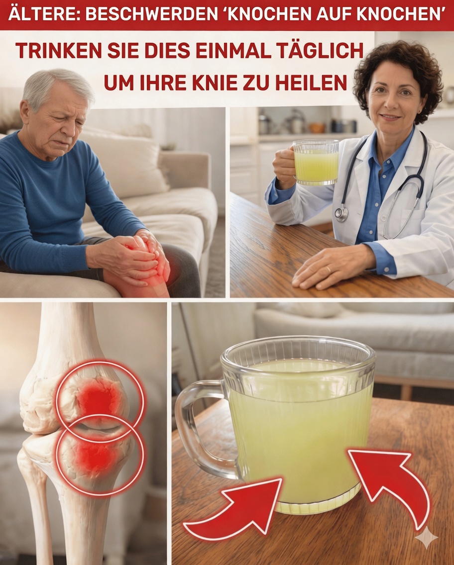 Ein einfaches Getränk, das helfen kann, den Kniekomfort und die Gesundheit der Gelenke auf natürliche Weise zu unterstützen